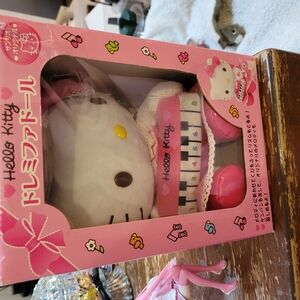 Sanrio Hello Kitty Doremifa Doll Plush Pink rare Kawaii Japan